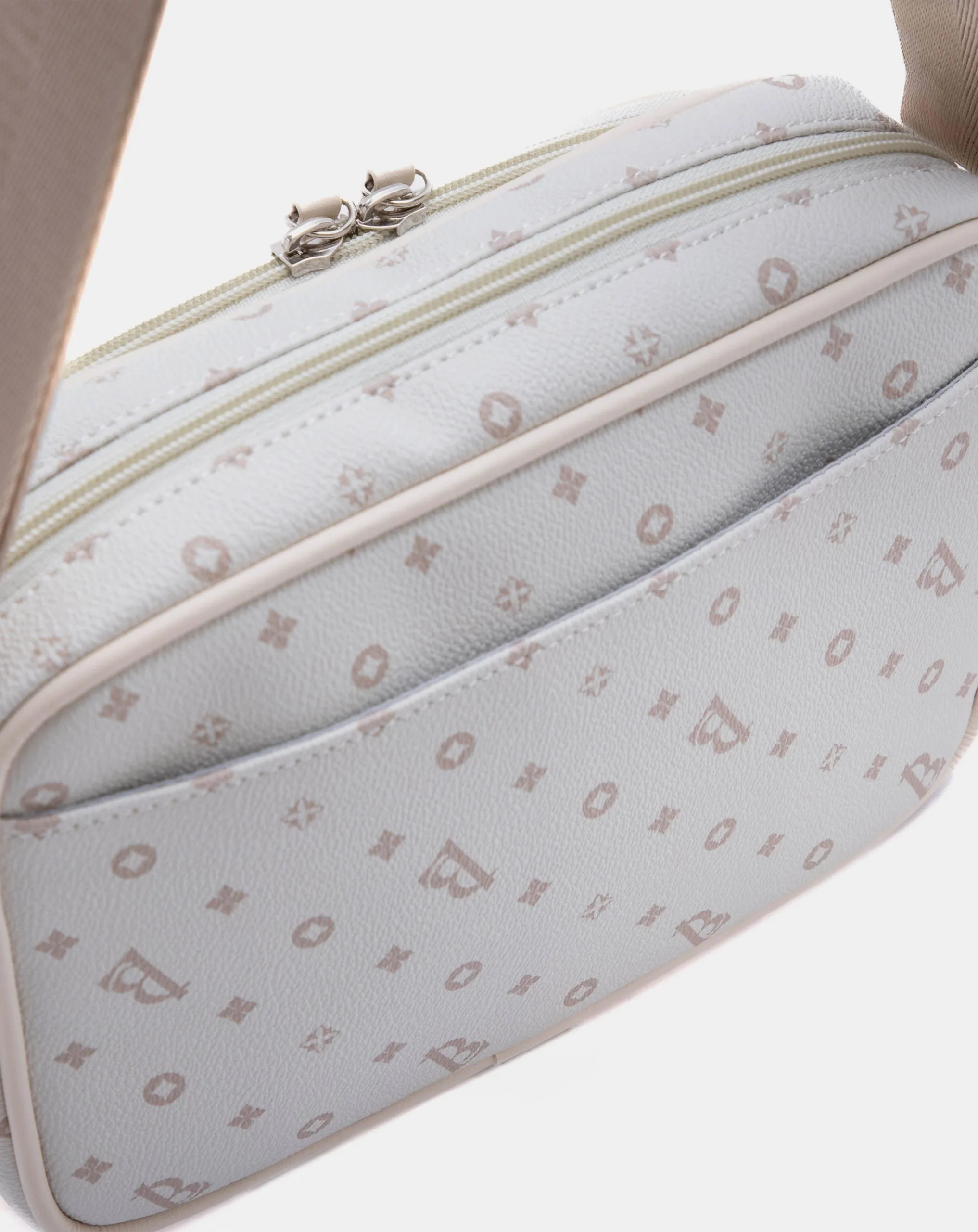 Crossbody Bag Unisex - 7TNPVC03 Trắng Kem - Ảnh 7