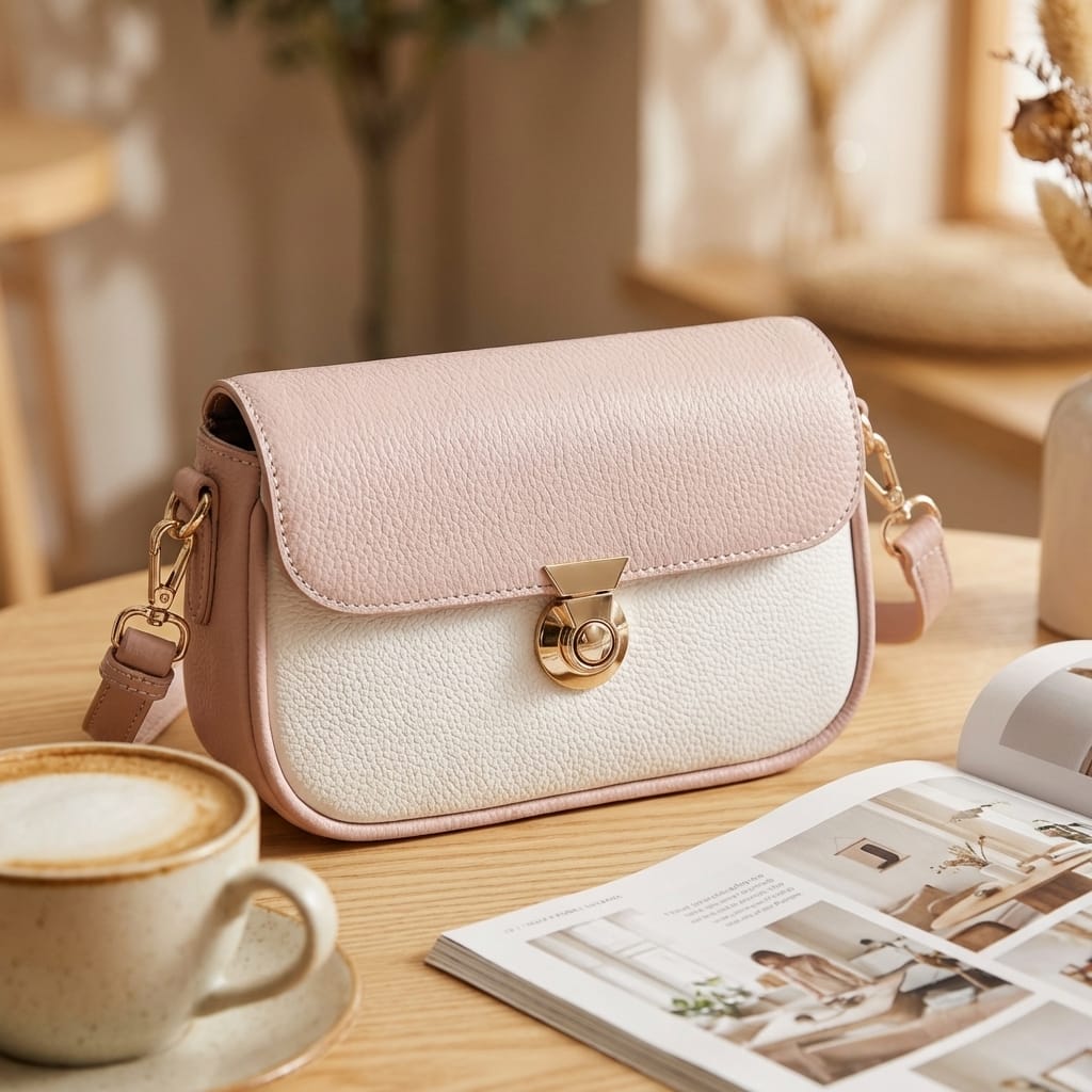 Cận cảnh túi đeo chéo đi làm Woman Messenger Crossbody Bag 9TNBH172.