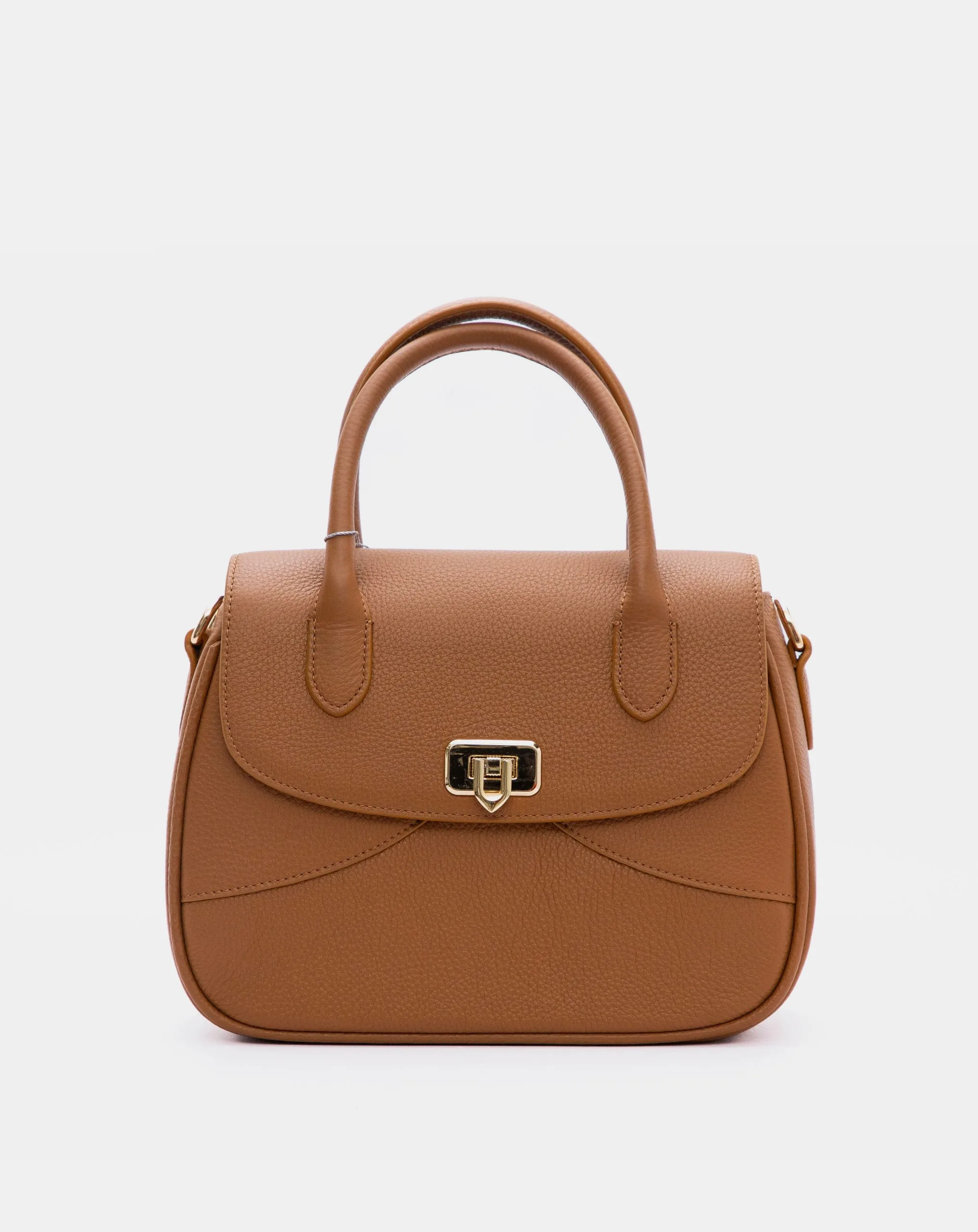 Trapezoid Leather Handbag 9TNBH171 - Ảnh 8