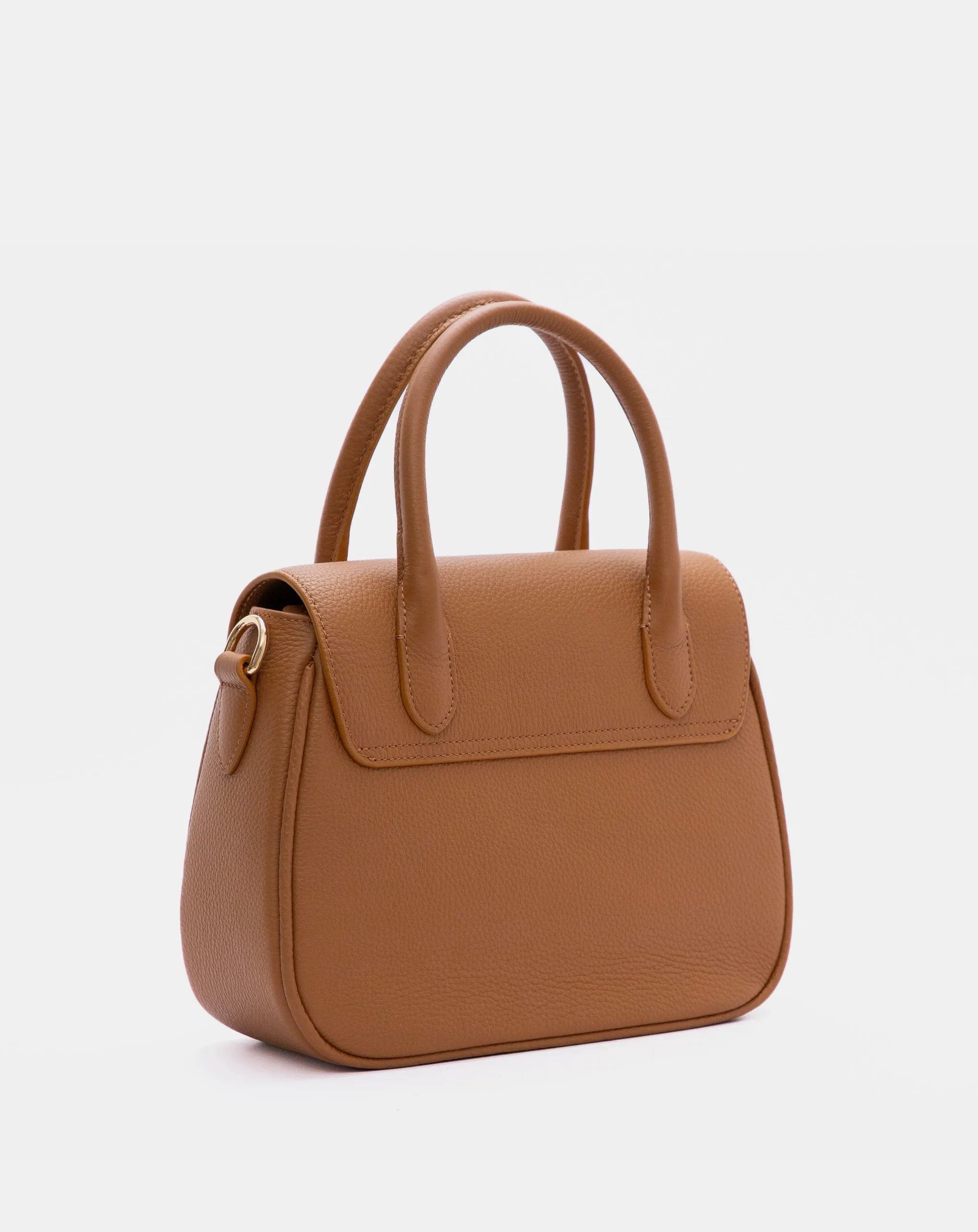 Trapezoid Leather Handbag 9TNBH171 - Ảnh 3