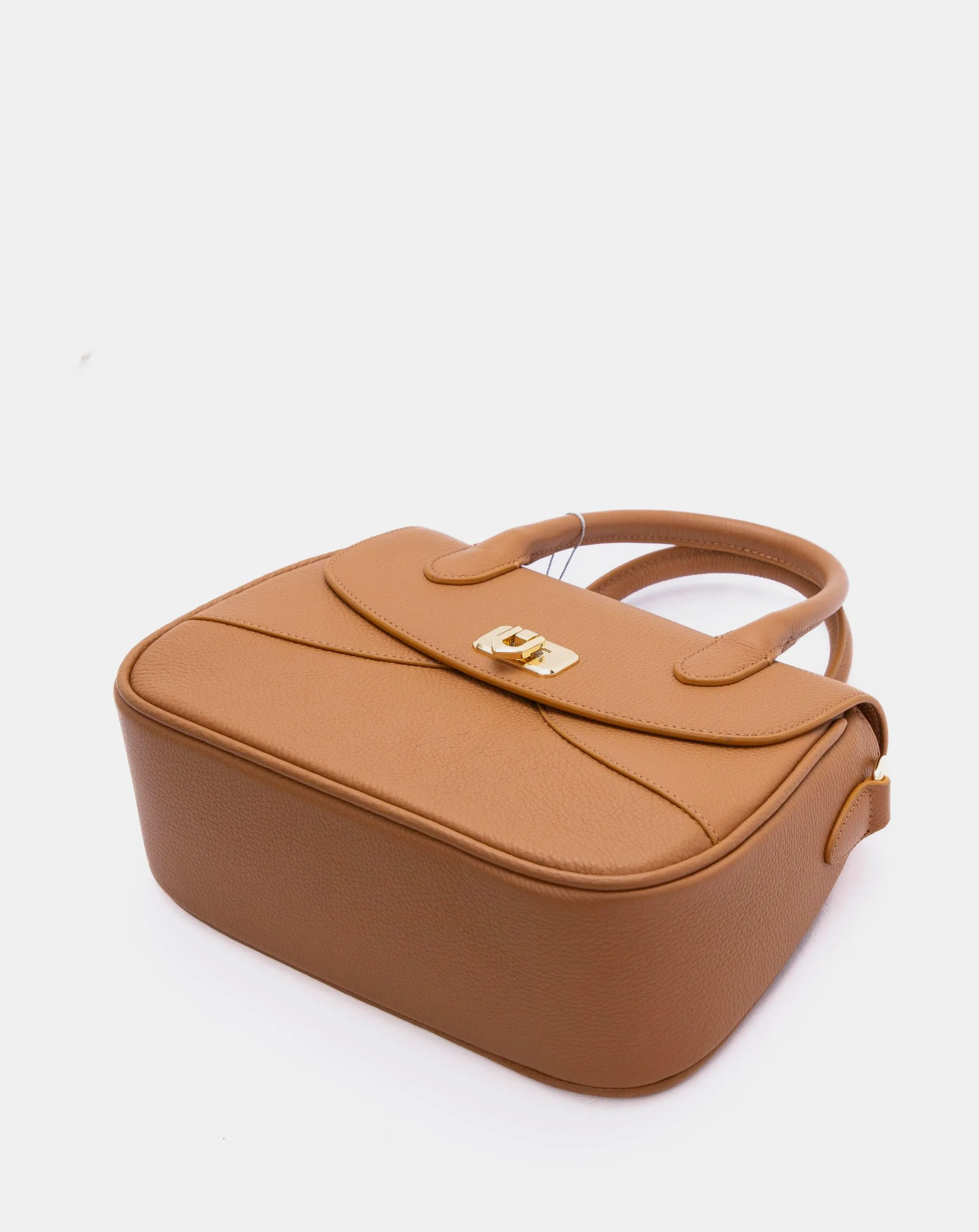 Trapezoid Leather Handbag 9TNBH171 - Ảnh 6