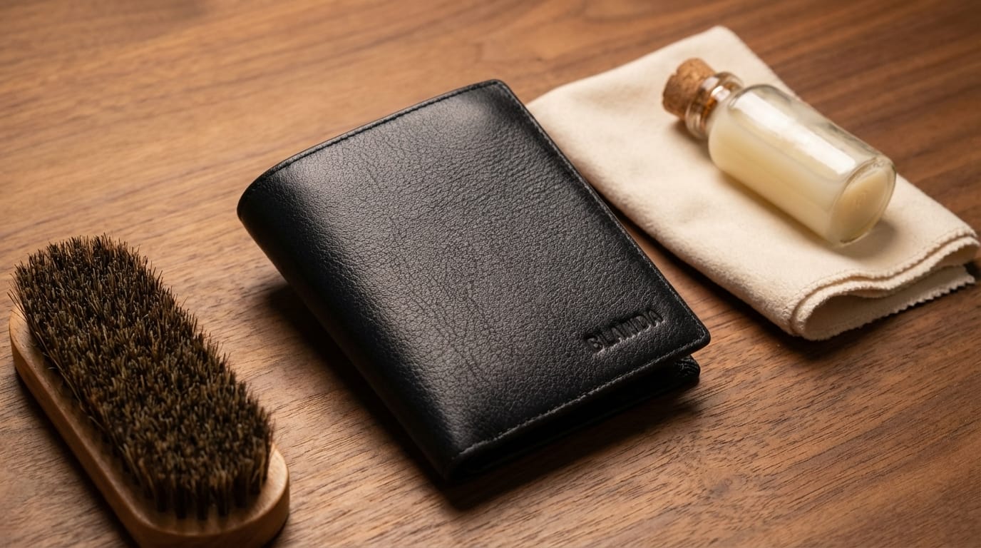 Bảo quản ví da đứng cao cấp luôn bền đẹp như mới với các mẹo vệ sinh và dưỡng da hiệu quả.