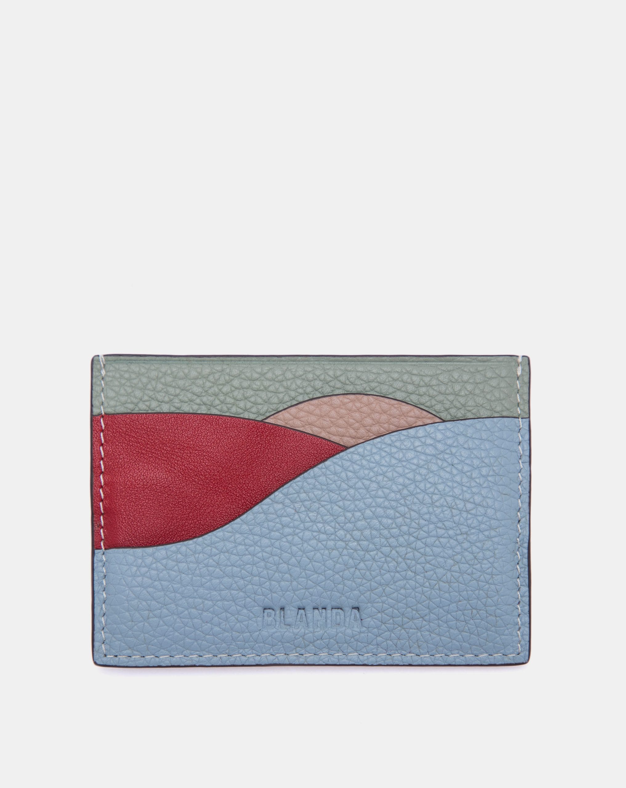 Wave Genuine Leather Card Holder 7VNDB93 - Ảnh 4