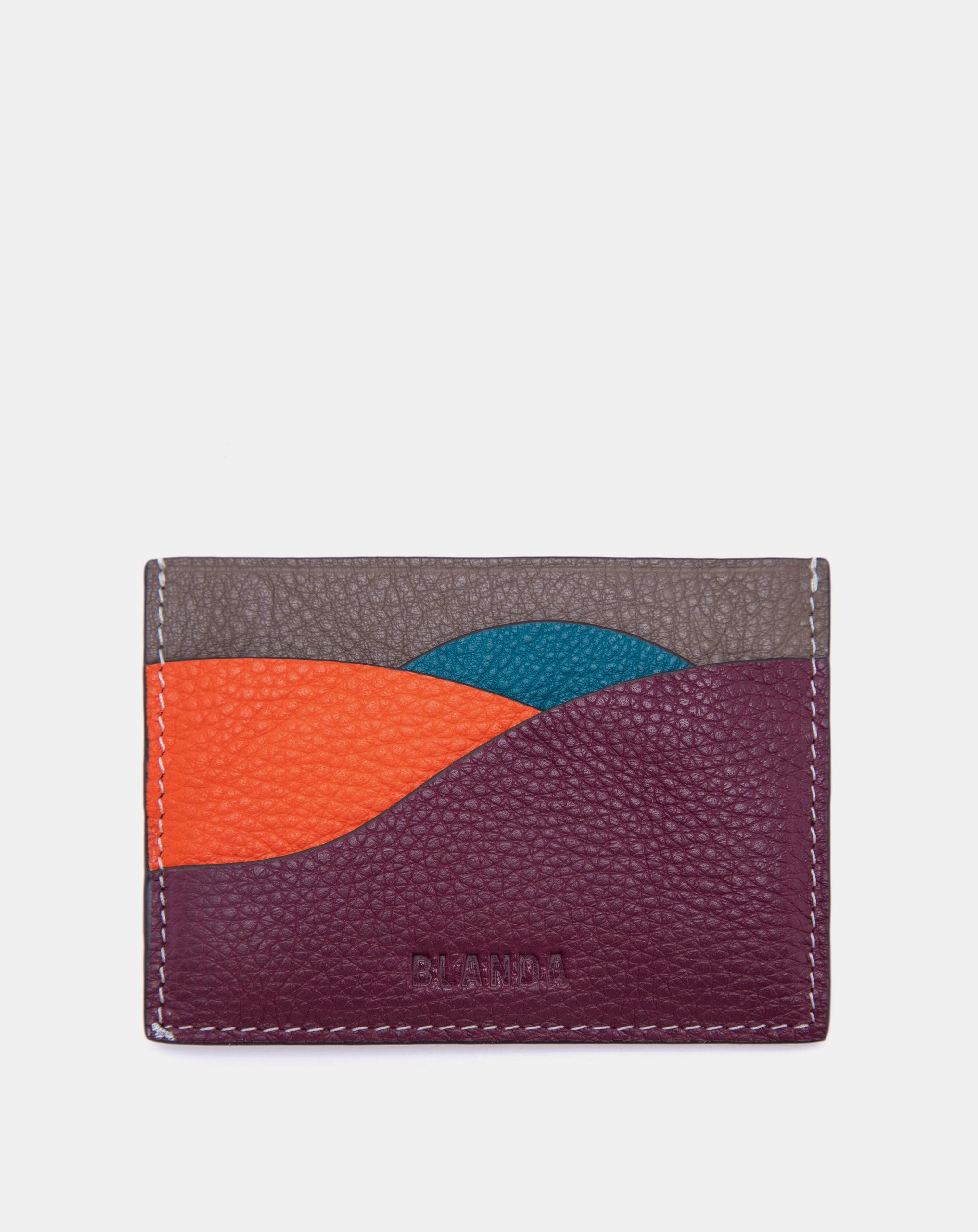 Wave Genuine Leather Card Holder 7VNDB93 - Ảnh 5