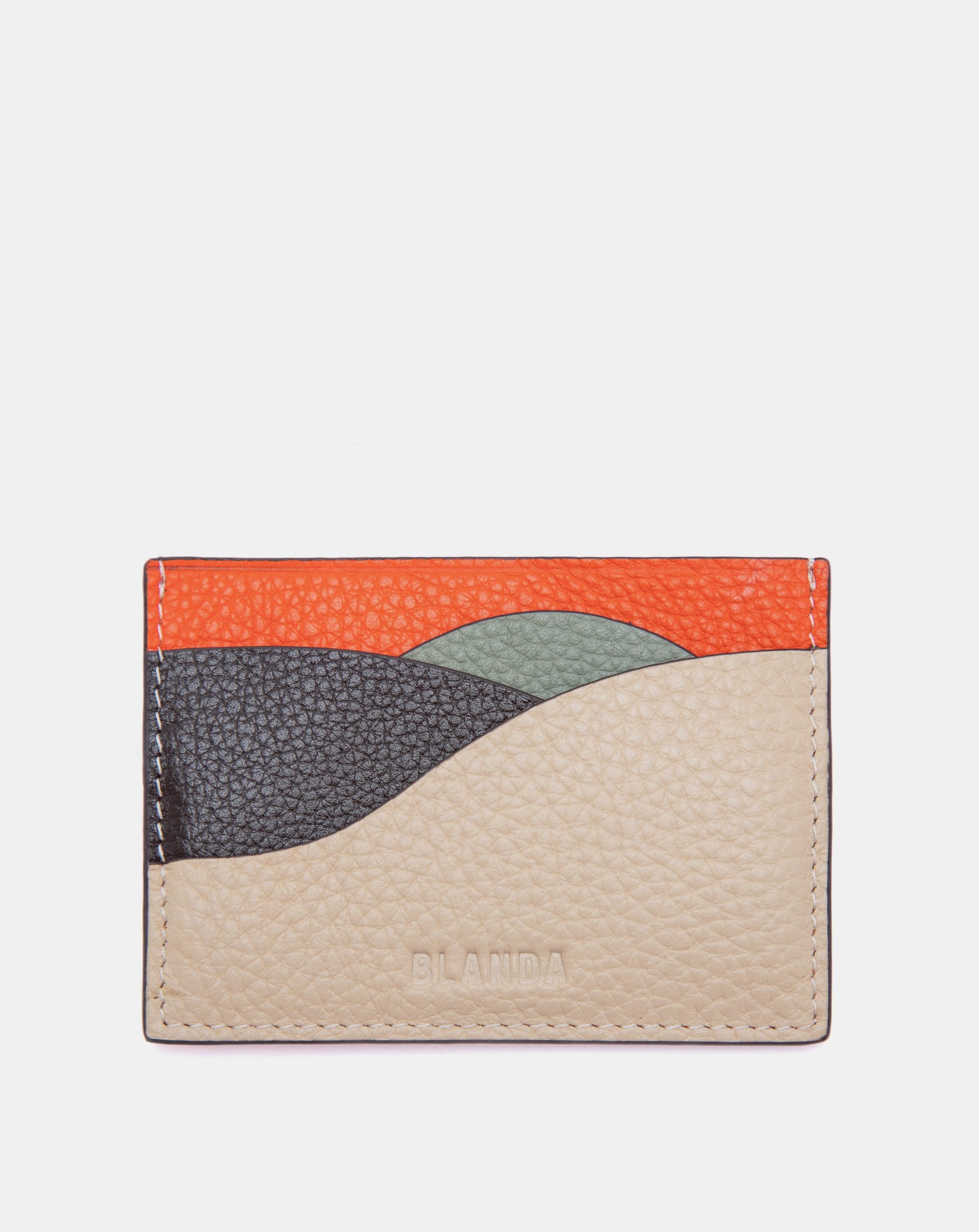 Wave Genuine Leather Card Holder 7VNDB93 - Ảnh 3