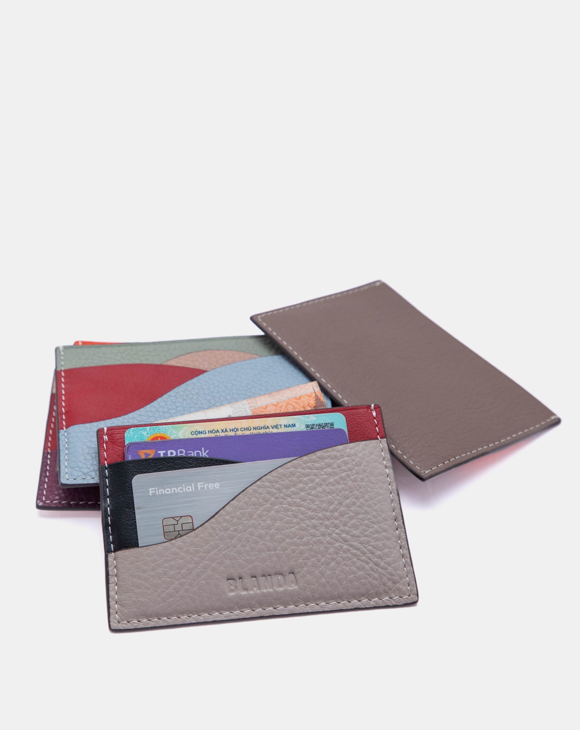 Wave Genuine Leather Card Holder 7VNDB93 - Ảnh 6